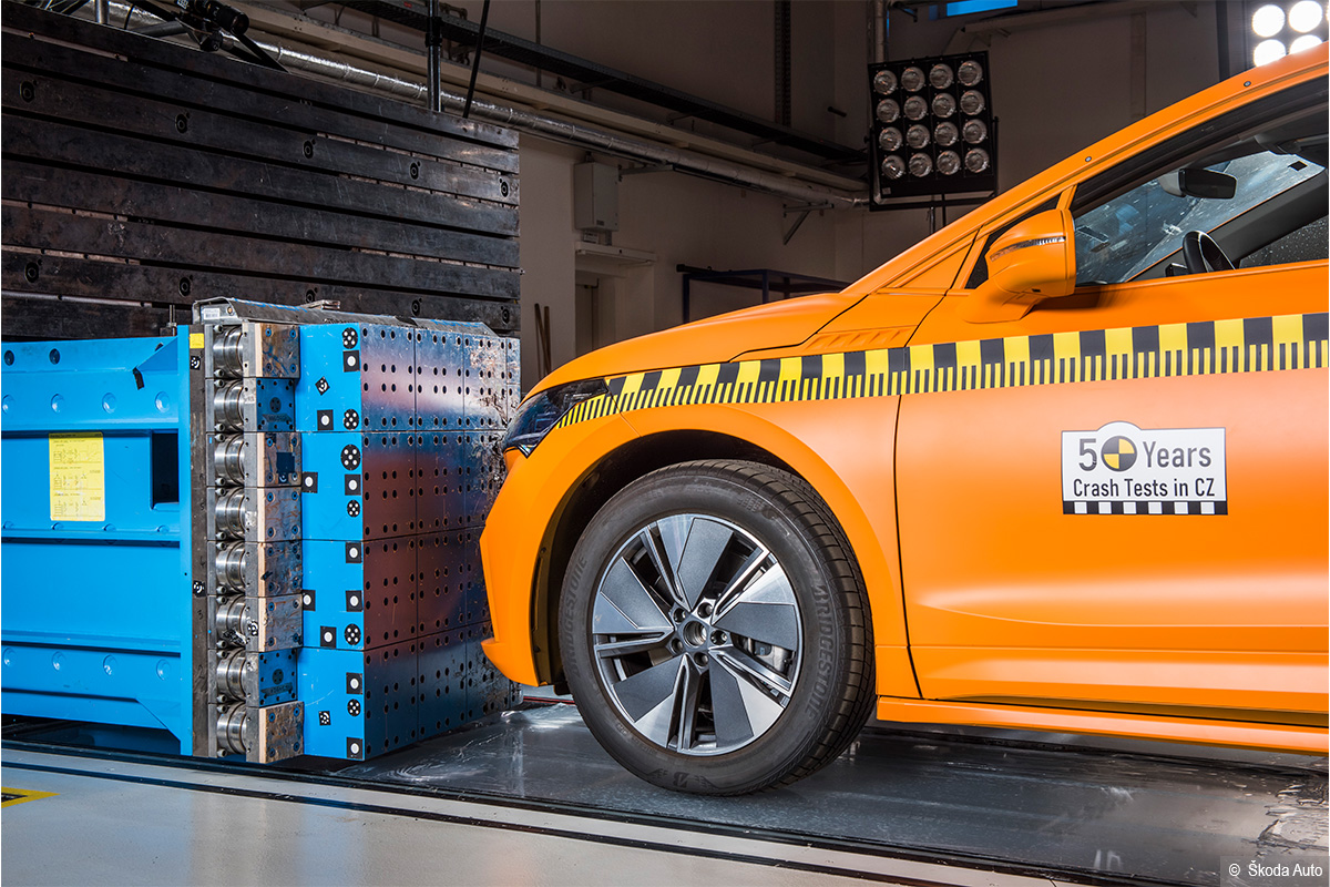 A modern crash test lab can handle all kinds of tests - Škoda - Messring