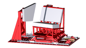 ADAC side impact sled test fixture